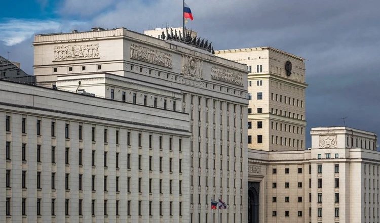 Sede del Ministerio de Defensa de Rusia. Sede del Ministerio de Defensa de Rusia.