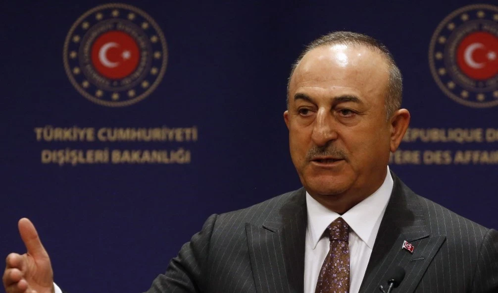 El Ministro de Relaciones Exteriores de Turquía, Mevlut Cavusoglu.