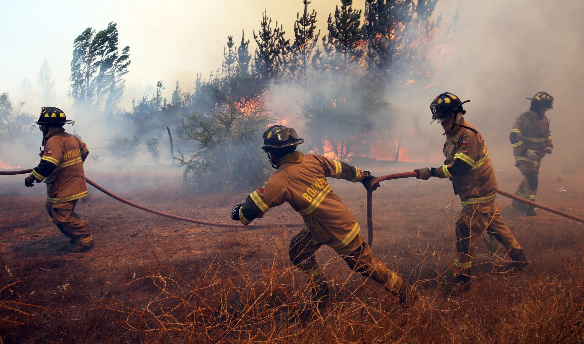 Asciende a 23 los muertos a causa de incendios forestales en Chile