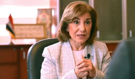 La asesora especial de la Presidencia siria, Bouzeina Shaaban.