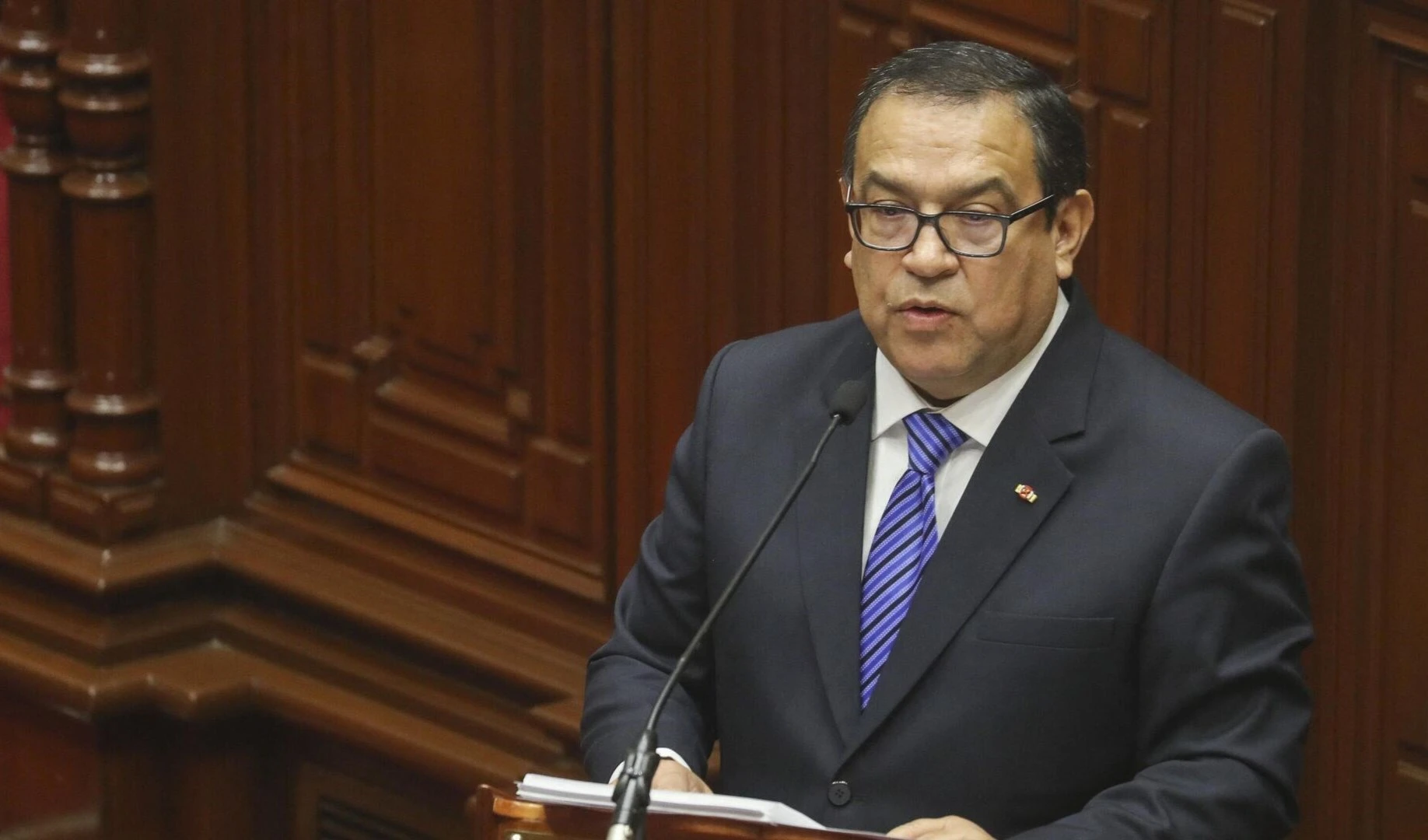 El primer ministro de Perú, Alberto Otárola.