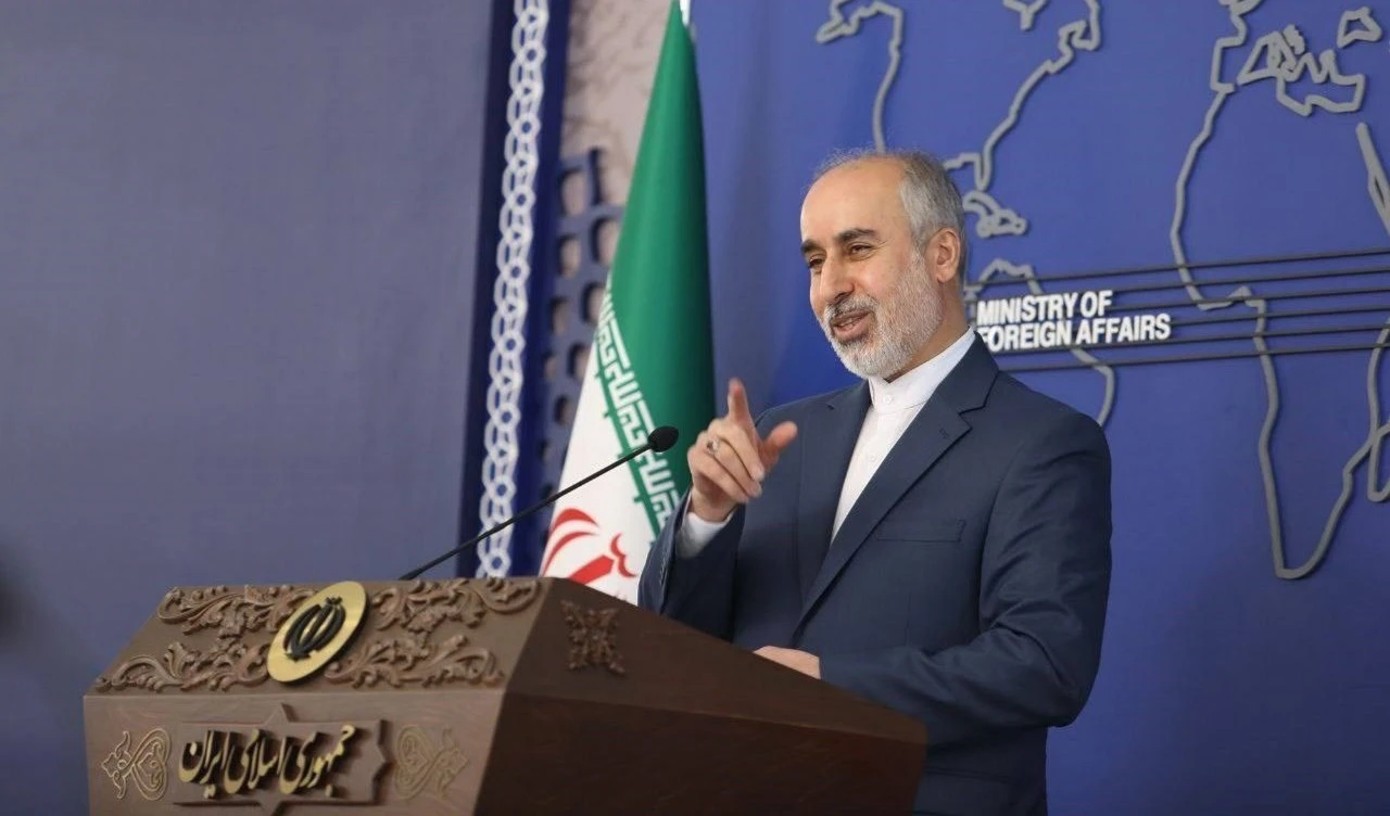 Nasser Kanaani, portavoz de la cancillería iraní. Nasser Kanaani, portavoz de la cancillería iraní.