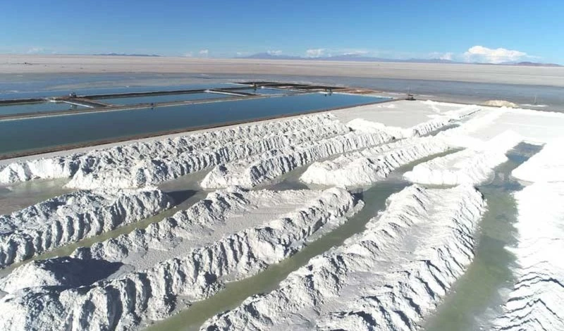 Yacimientos de litio en Bolivia.