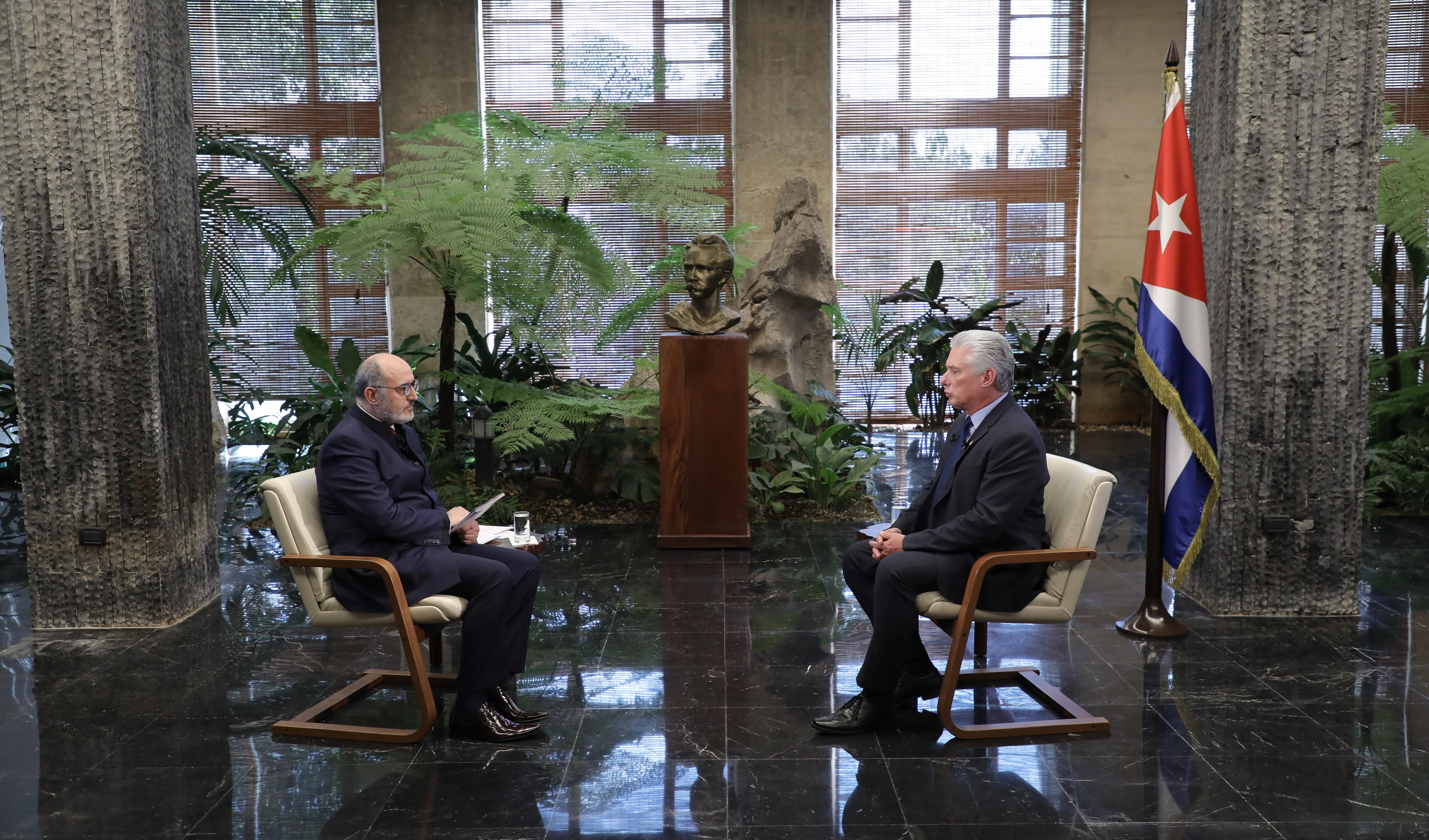 La verdad de Cuba en Al Mayadeen, diálogo con presidente Díaz-Canel