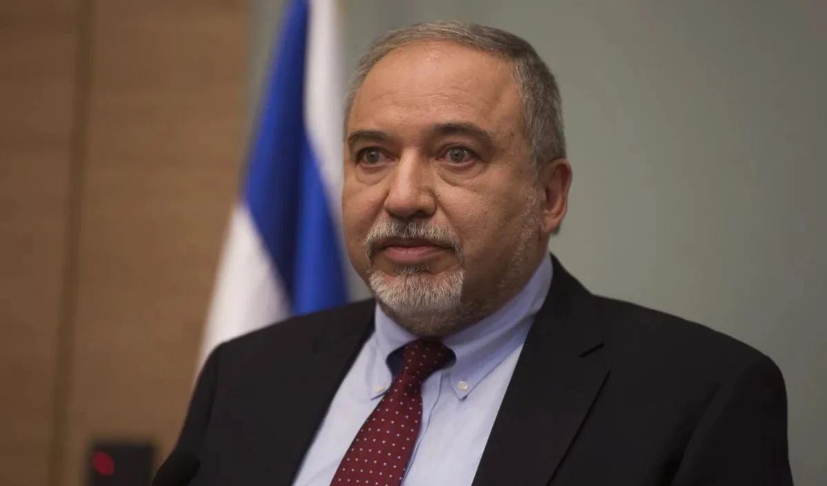 El exministro de seguridad de la ocupación, Avigdor Lieberman.