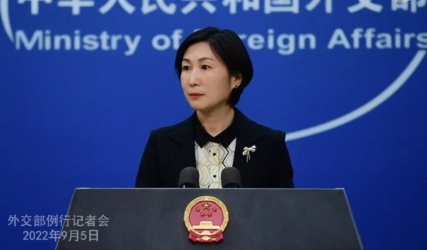 Portavoz del Ministerio de Relaciones Exteriores de China, Mao Ning.