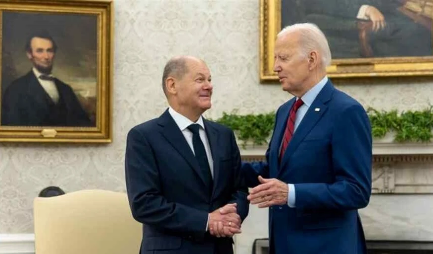 Biden y Scholz dispuestos a imponer sanciones a Rusia