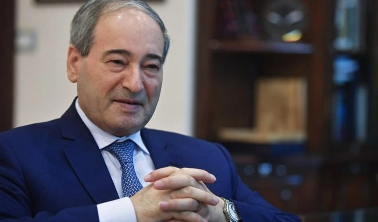 El canciller sirio Faisal al Miqdad. El canciller sirio Faisal al Miqdad.