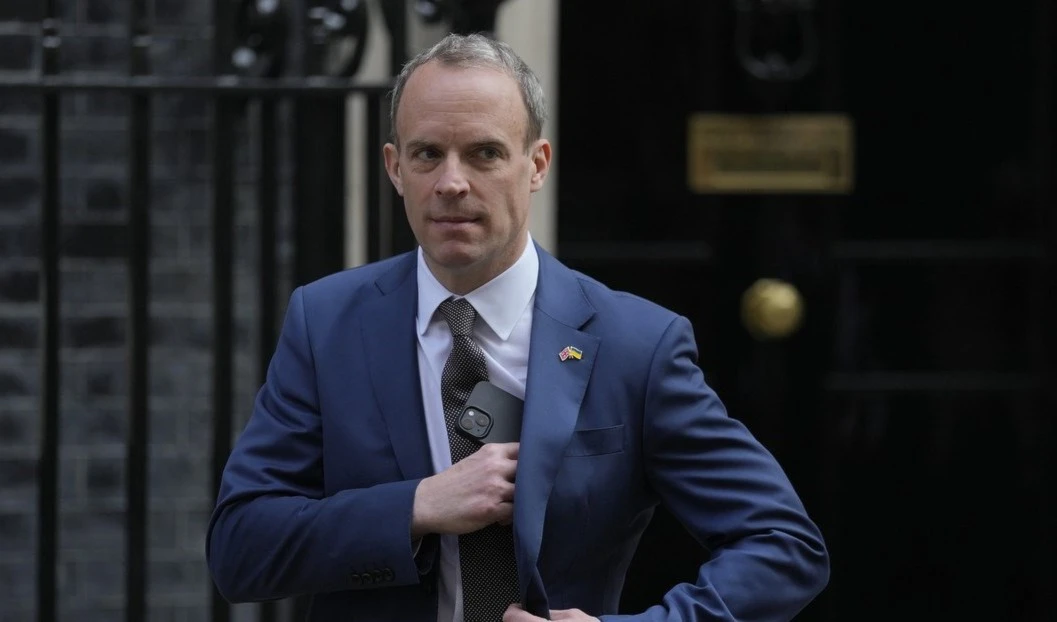 El político británico Dominic Raab. El político británico Dominic Raab.