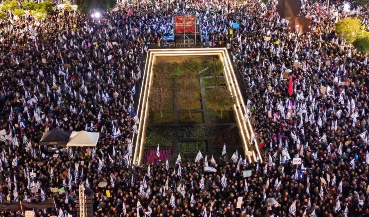 Cerca de 380.000 manifestantes en "Israel" contra enmiendas judiciales