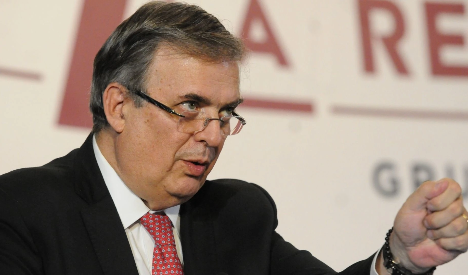 El secretario de Relaciones Exteriores de México, Marcelo Ebrard.