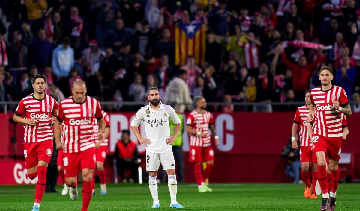 Girona frena al Real Madrid en Liga española de fútbol Girona frena al Real Madrid en Liga española de fútbol