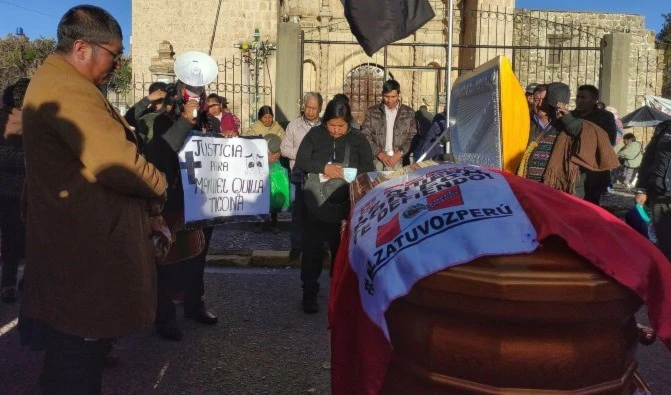 Según familiares de la víctima, Manuel Quilla fue torturado en una dependencia policial en Lima.