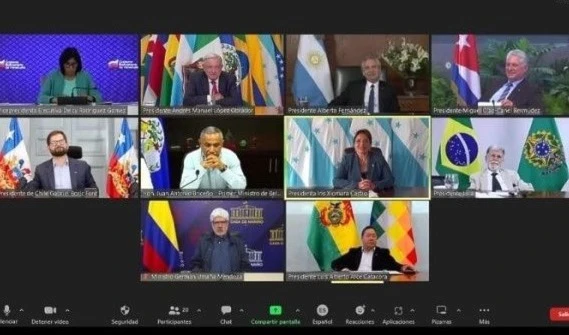 El presidente de México, Andrés Manuel López Obrador, propuso celebrar la cumbre virtual. El presidente de México, Andrés Manuel López Obrador, propuso celebrar la cumbre virtual.