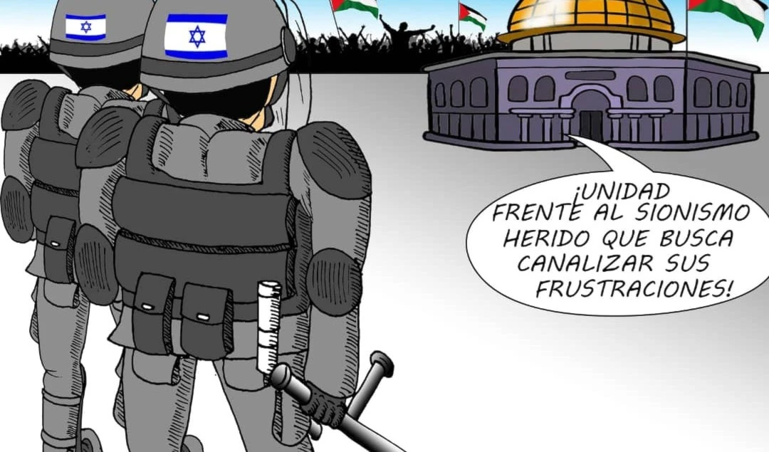 Agresión sionista a mezquita de Al Aqsa