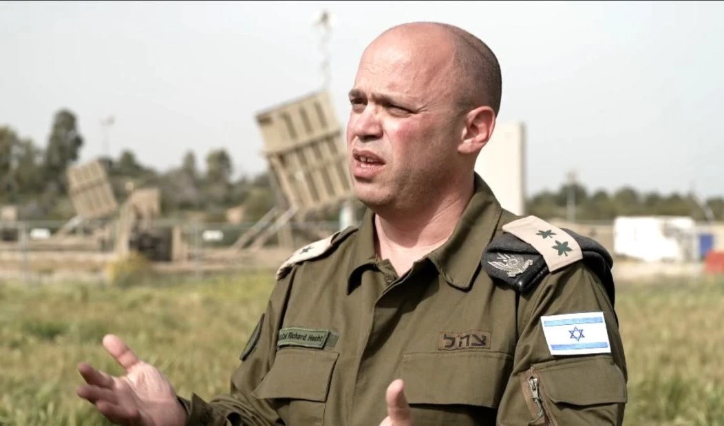 El portavoz del ejército israelí, Richard Hecht.