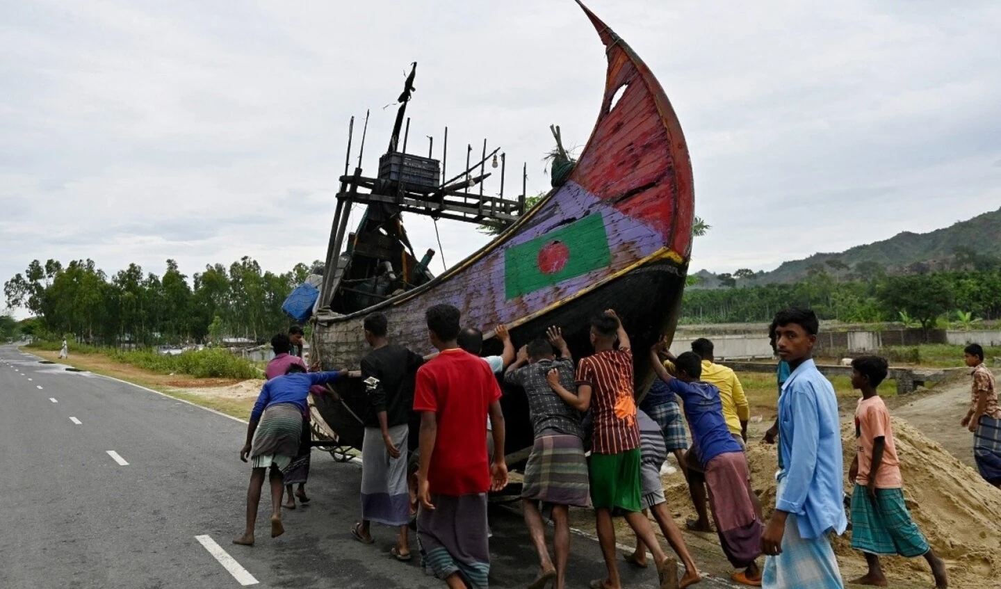 Bangladesh evacúa a más de medio millón de personas por ciclón. Foto: AFP.