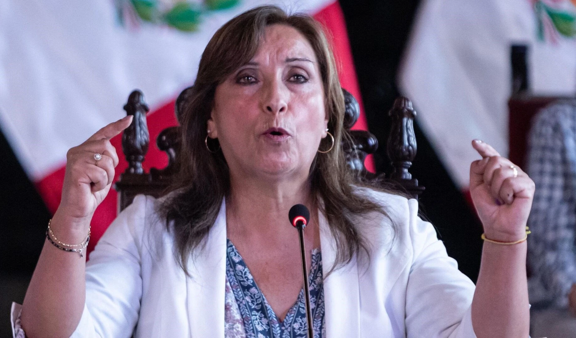 Un 75 por ciento de los peruanos rechaza gestión de Dina Boluarte
