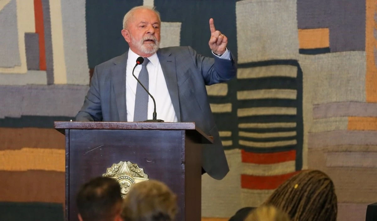 Luiz Inácio Lula da Silva, presidente de Brasil.