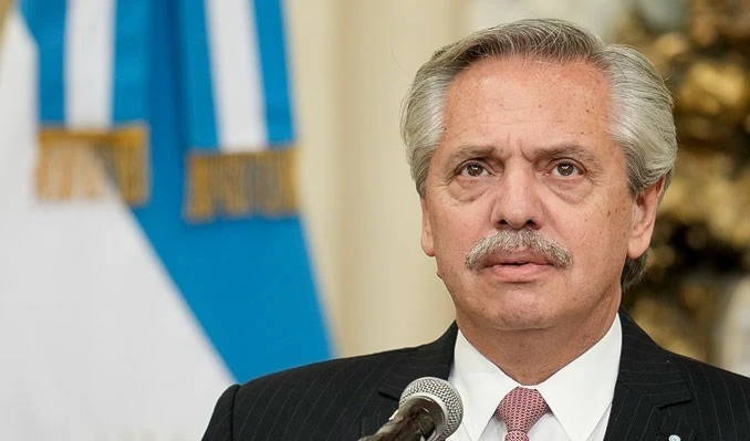 El presidente argentino, Alberto Fernández. El presidente argentino, Alberto Fernández.