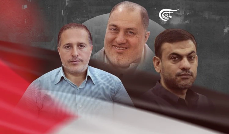 Dirigentes del movimiento Yihad Islámica asesinados durante la agresión israelí en la Franja de Gaza. Dirigentes del movimiento Yihad Islámica asesinados durante la agresión israelí en la Franja de Gaza.