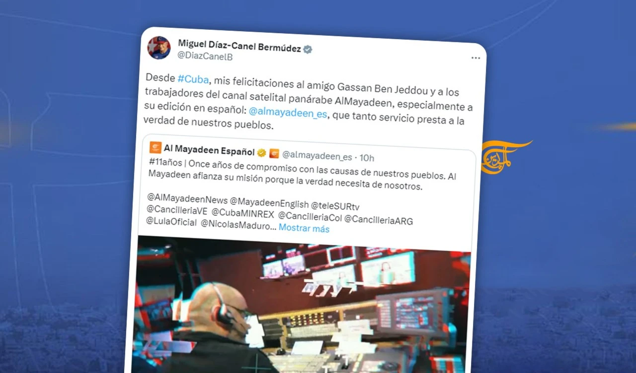 Presidente de Cuba felicita a Al Mayadeen por su servicio a la verdad