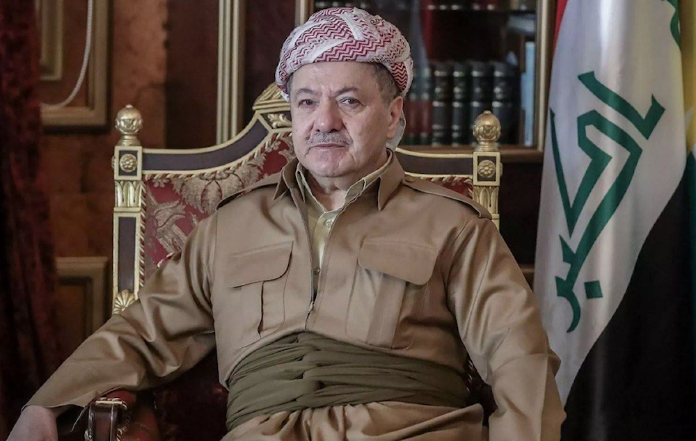 El jefe del Partido Democrático del Kurdistán, Massoud Barzani.