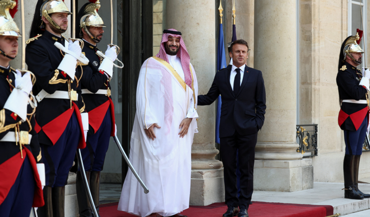 Macron y Bin Salman piden 