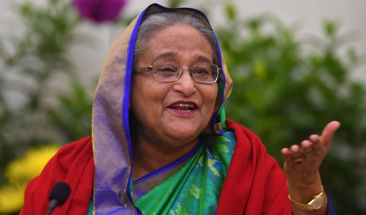 La primera ministra, Sheikh Hasina.