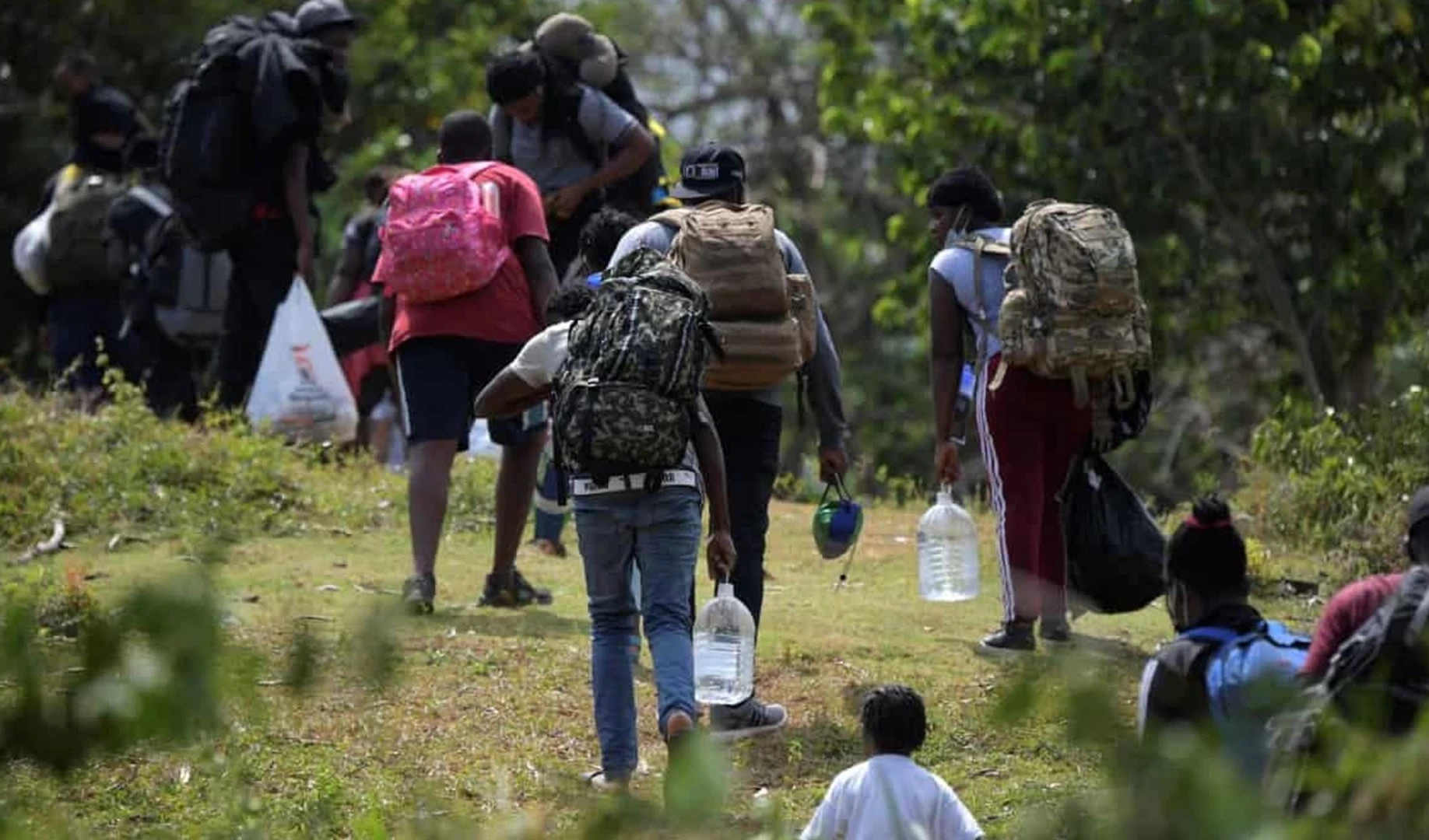 Desplazados en el Chocó, Colombia.