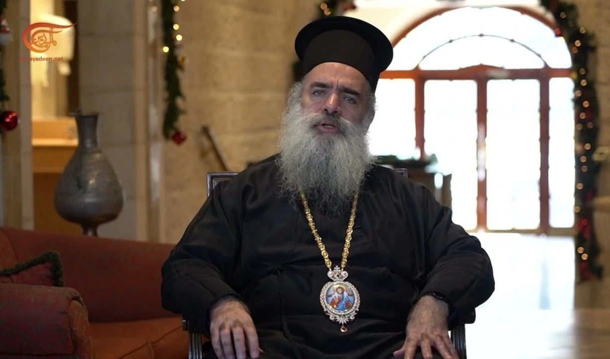 El arzobispo de Jerusalén Atallah Hanna.