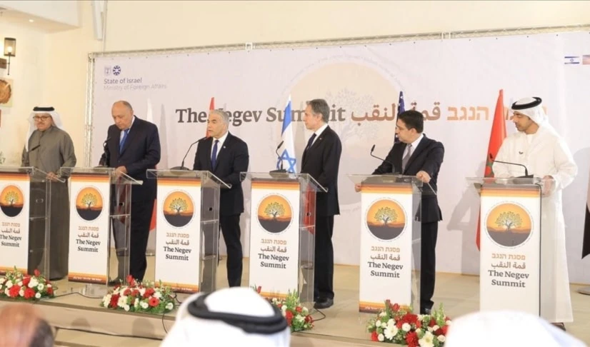 El Foro lo componen los ministros de Relaciones Exteriores de “Israel”, Emiratos Árabes Unidos, Bahréin, Marruecos, Egipto y Estados Unidos.