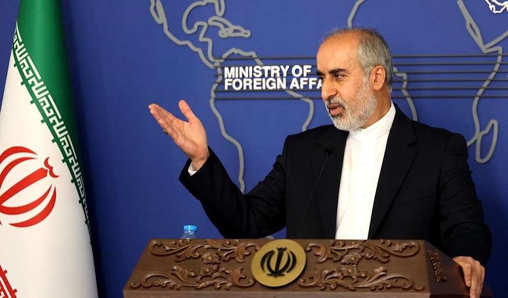 El portavoz del Ministerio de Relaciones Exteriores de Irán, Nasser Kanaani.