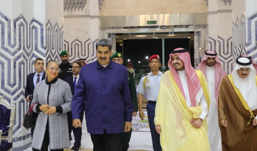 Presidente de Venezuela viajó a Arabia Saudita