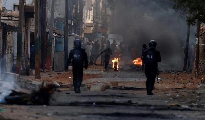 Protestas en Senegal.