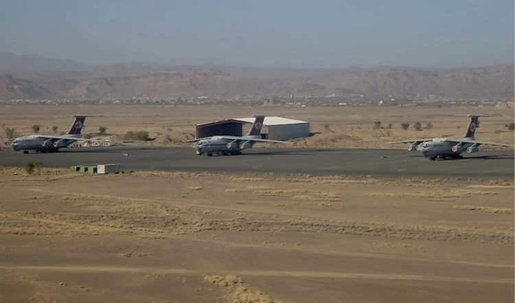 Aeropuerto de Saná, capital de Yemen.