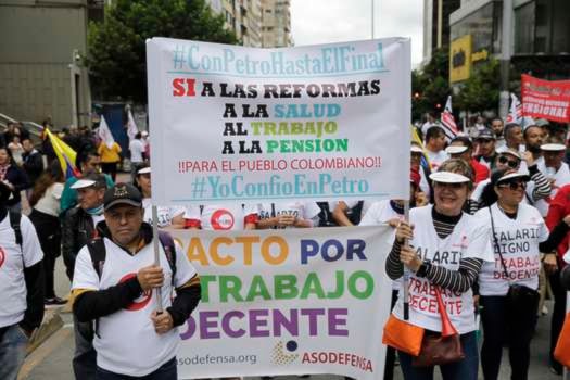 El pueblo colmó las principales ciudades del país para mostrar su apoyo al presidente Gustavo Petro.