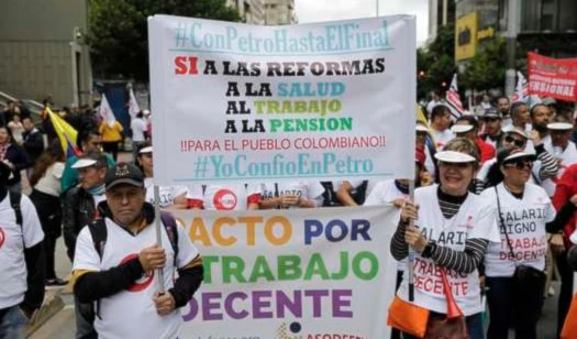 El pueblo colmó las principales ciudades del país para mostrar su apoyo al presidente Gustavo Petro.