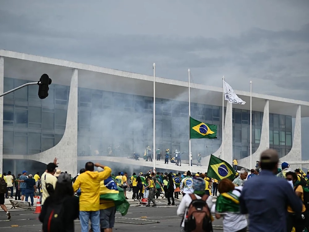 Intento golpista del 8 de enero en Brasil.