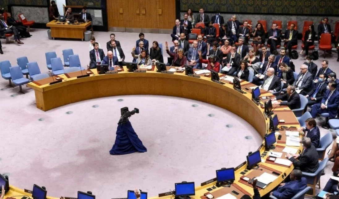 Reunión del Consejo de Seguridad de la ONU. Reunión del Consejo de Seguridad de la ONU.