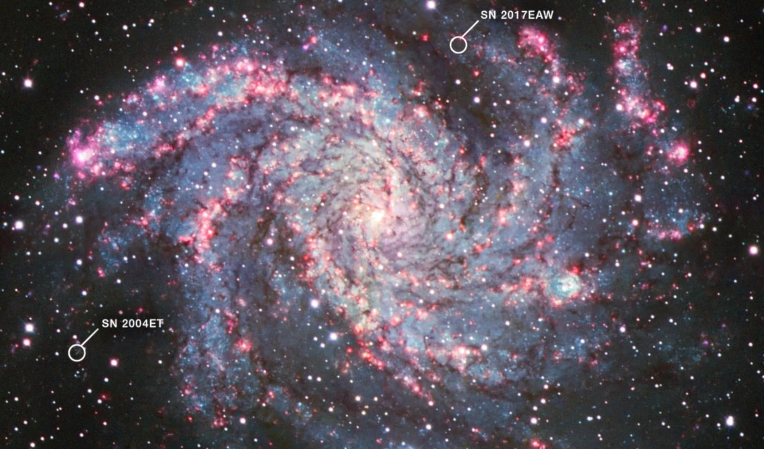 Telescopio James Webb descubrió más de cinco mil masas terrestres. Foto: Nasa.