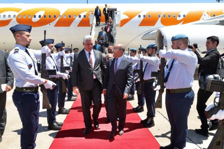 Miguel Díaz-Canel cumplirá una visita oficial a Portugal invitado por el presidente luso, , Marcelo Rebelo de Sousa.