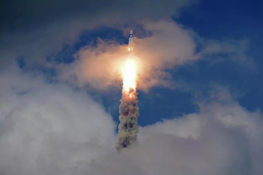 India lanza con éxito misión a la Luna. Foto: AP. 