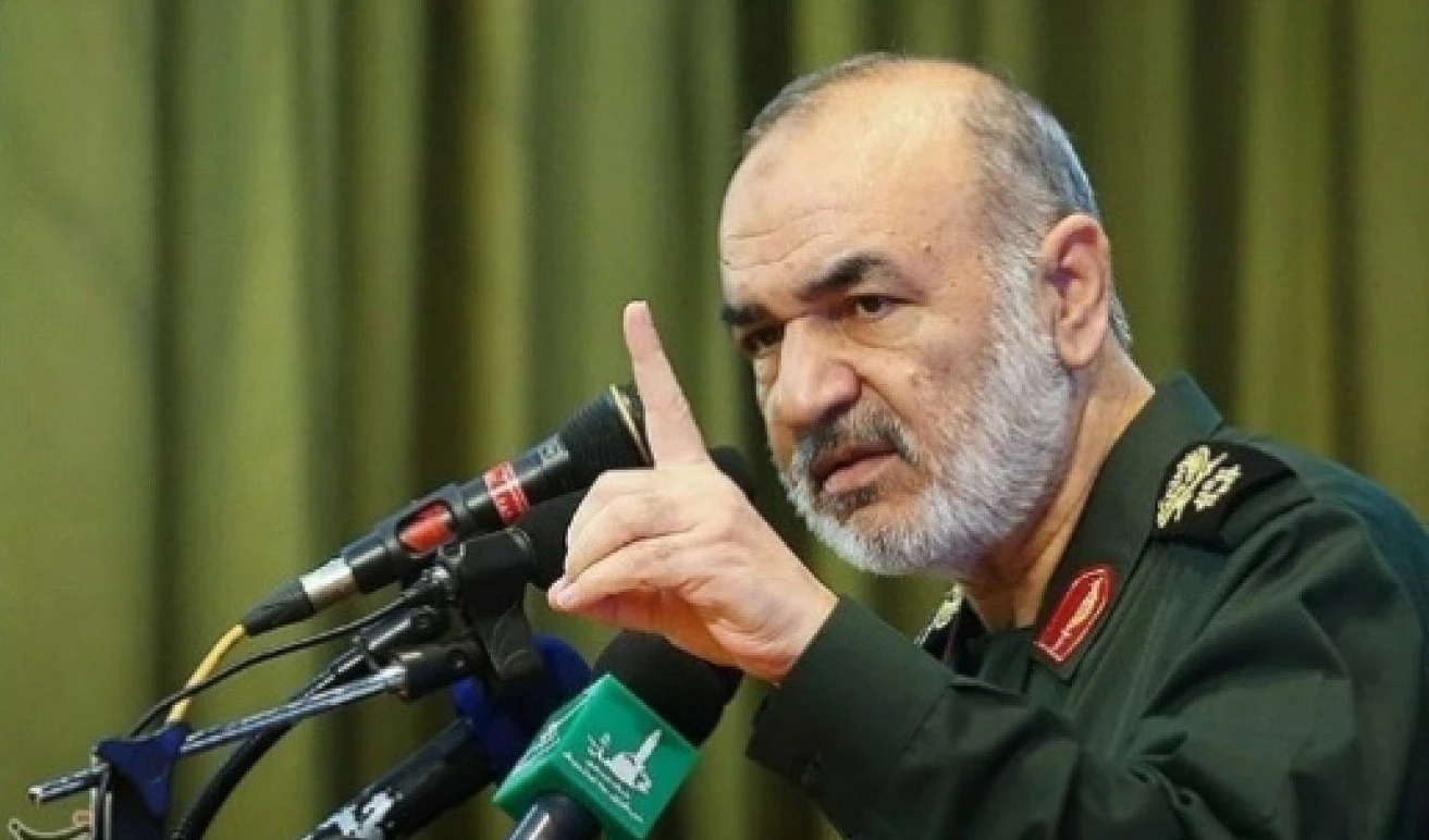 El comandante en jefe de la Guardia Revolucionaria iraní, mayor general Hussein Salami.