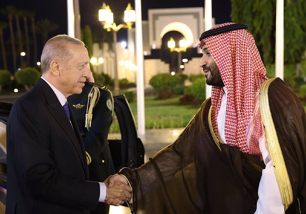 El presidente de Turquía, Recep Tayyip Erdogan, y el príncipe heredero saudita, Mohammad bin Salman, presidieron la firma de los memorandos de entendimiento.