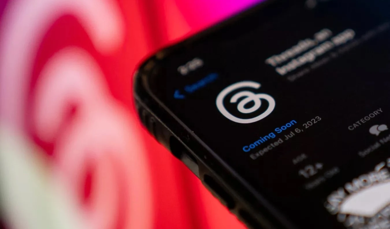 Threads pierde la mitad de sus usuarios activos diarios en una semana. Foto: AFP.