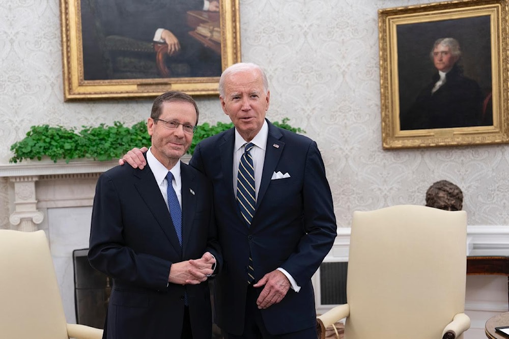 Encuentro en Washington entre el presidente de Estados Unidos, Joe Biden, y su homólogo israelí Isaac Herzog.