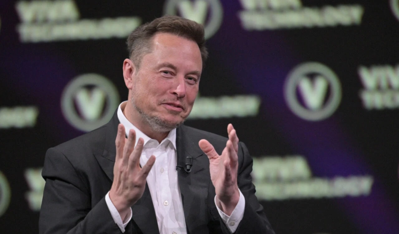 Elon Musk en París, Francia, el 16 de junio de 2023. Foto: AFP.