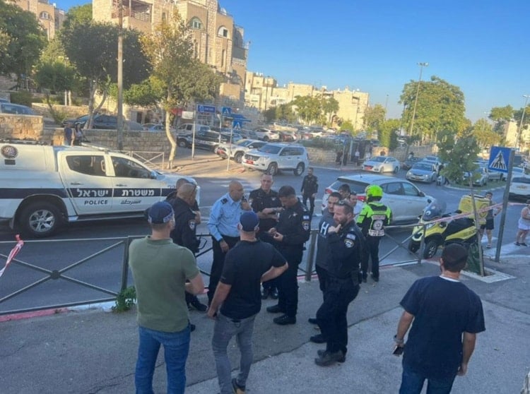 Operación de apuñalamiento en Jerusalén.