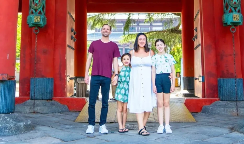 Veronica Hanson y su familia decidieron trasladarse a Japón en 2022.